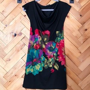 Black and Floral Dress